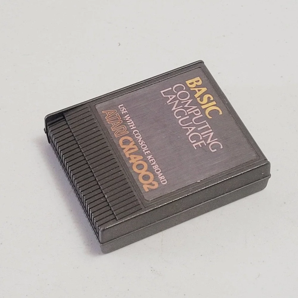 Atari CXL4002 BASIC Computing Language Cartridge Vintage